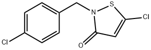 5-Chloro-2-(4-chlorophenylmethyl)-3(2H)-isothiazolone,66159-95-3,结构式
