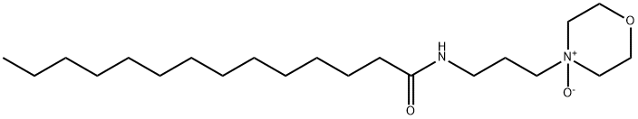 N-[3-(4-モルホリニル)プロピル]テトラデカンアミドN-オキシド 化学構造式