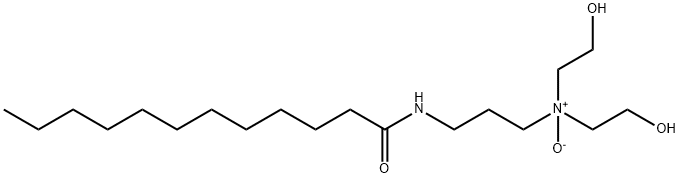 N-[3-[bis(2-hydroxyethyl)amino]propyl]dodecanamide N-oxide 结构式