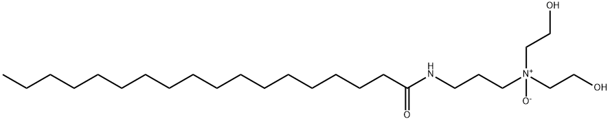 N-[3-[bis(2-hydroxyethyl)amino]propyl]stearamide N-oxide Struktur