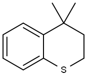 4,4-ジメチルチオクロマン 化学構造式