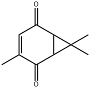 3,7,7-trimethylbicyclo[4.1.0]hept-3-ene-2,5-dione Struktur