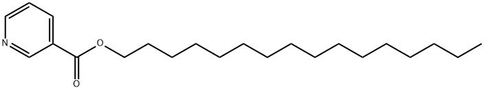 hexadecyl nicotinate Struktur