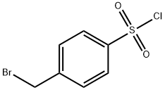 4-(ブロモメチル)ベンゼンスルホニルクロリド 化学構造式