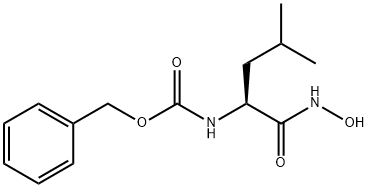 benzyloxycarbonylleucyl-hydroxamate Structure