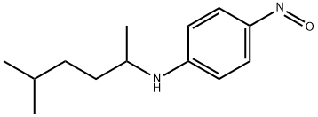 N-(1,4-Dimethylpentyl)-4-nitrosoaniline Struktur