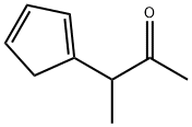 2-Butanone, 3-(1,3-cyclopentadien-1-yl)- (9CI) Struktur