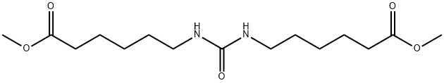 1,3-Di-(5-carbomethoxyamyl) urea Structure