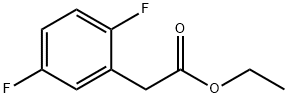 ETHYL(2,5-DIFLUOROPHENYL)ACETATE 结构式
