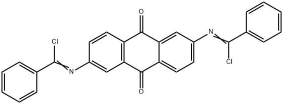 N,N'-(9,10-dihydro-9,10-dioxoanthracene-2,6-diyl)dibenzimidoyl dichloride|