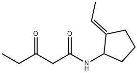 Pentanamide, N-[(2E)-2-ethylidenecyclopentyl]-3-oxo- (9CI) 结构式