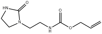 allyl [2-(2-oxoimidazolidin-1-yl)ethyl]carbamate 结构式