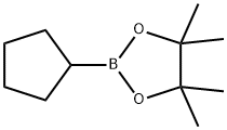 2-cyclopentyl-4,4,5,5-tetraMethyl-1,3,2-dioxaborolane Struktur