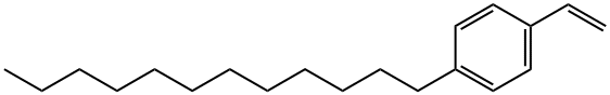 4-ドデシルスチレン 化学構造式