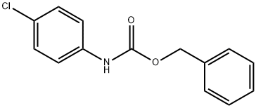 Carbamic acid, (4-chlorophenyl)-, phenylmethyl ester (9CI) Structure