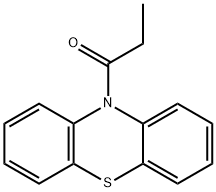 10-(1-オキソプロピル)-10H-フェノチアジン 化学構造式