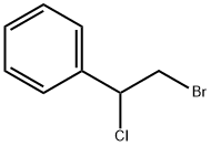 (2-bromo-1-chloro-ethyl)benzene Structure