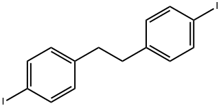 1-碘-4-[2-(4-碘苯基)乙基]苯 结构式