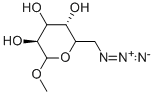 (3S,5S)-2-AZIDOMETHYL-6-METHOXY-TETRAHYDRO-PYRAN-3,4,5-TRIOL|