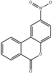 2-ニトロジベンゾピラノン 化学構造式