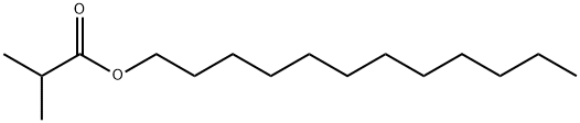 2-甲基丙酸十二烷基酯, 6624-71-1, 结构式