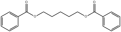 1,5-Pentandiyldibenzoat 结构式