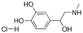 4-(1-hydroxy-2-methylamino-ethyl)benzene-1,2-diol hydrochloride Struktur