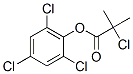 (2,4,6-trichlorophenyl) 2-chloro-2-methyl-propanoate 结构式