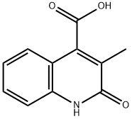 3-甲基-2-氧-1,2-二氢喹啉-4-羧酸, 6625-08-7, 结构式