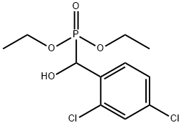 (2,4-dichlorophenyl)-diethoxyphosphoryl-methanol Struktur