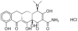 サンサイクリン塩酸塩 化学構造式