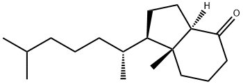 (1R,3aR,7aR)-7a-Methyl-1-((R)-6-Methylheptan-2-yl)hexahydro-1H-inden-4(2H)-one Structure