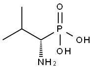 (1S)-(-)-(1-アミノ-2-メチルプロピル)ホスホン酸 化学構造式