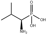 (1R)-(+)-(1-アミノ-2-メチルプロピル)ホスホン酸 化学構造式