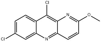 7,10-ジクロロ-2-メトキシベンゾ[B]-1,5-ナフチリジン 化学構造式