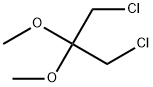 1,3-ジクロロ-2,2-ジメトキシプロパン 化学構造式