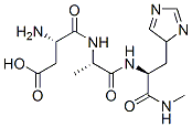 aspartyl-alanyl-histidine-N-methylamide Struktur