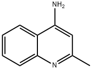 4-アミノ-2-メチルキノリン 化学構造式