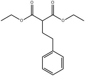 2-フェネチルマロン酸ジエチル 化学構造式