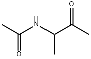 N-(1-メチル-2-オキソプロピル)アセトアミド 化学構造式