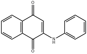 2-ANILINO-1,4-NAPHTHOQUINONE Struktur