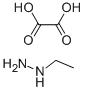 エチルヒドラジン シュウ酸塩 化学構造式