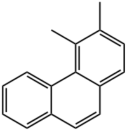 3,4-ジメチルフェナントレン 化学構造式