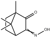 ANTI-(1S)-(-)-CAMPHORQUINONE 3-OXIME  9& 化学構造式