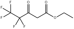 4,4,5,5,5-ペンタフルオロ-3-オキソ吉草酸エチル 化学構造式