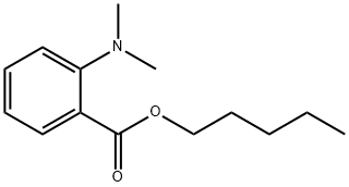 2-(ジメチルアミノ)安息香酸ペンチル 化学構造式
