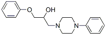1-Phenoxy-3-(4-phenylpiperazino)-2-propanol Struktur