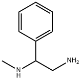 N-メチル-1-フェニルエチレンジアミン 化学構造式