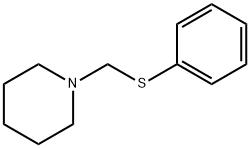 1-[(PHENYLTHIO)METHYL]PIPERIDINE 化学構造式