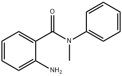 2-氨基-N-甲基-N-苯基-苯甲酰胺, 6632-37-7, 结构式